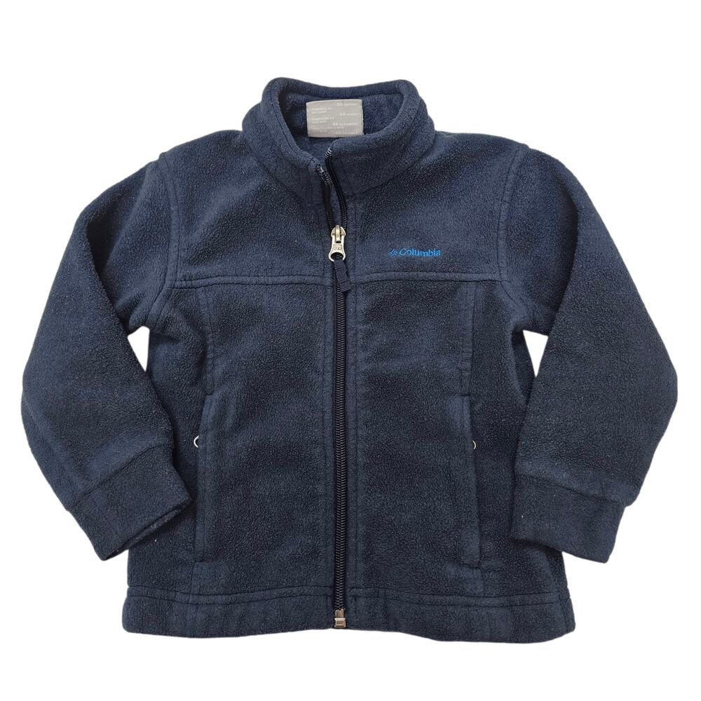 Columbia Boys Toddler Steens Mountain II Fleece Jacket in Collegiate Navy 2T